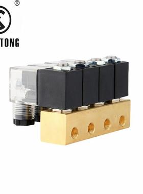 定不要各可类组合高压电磁阀3通4通5通黄铜V锈钢220450电磁阀