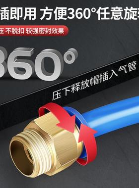 整包气动接PC802螺头纹直通快速接头PC6--01437P0C10-03PC12-4快