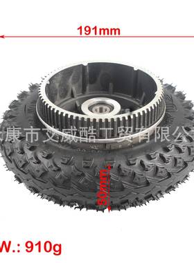 寸电动滑动板同步轮72222齿齿8轮轮子力皮带轮充气轮带铝合金200X