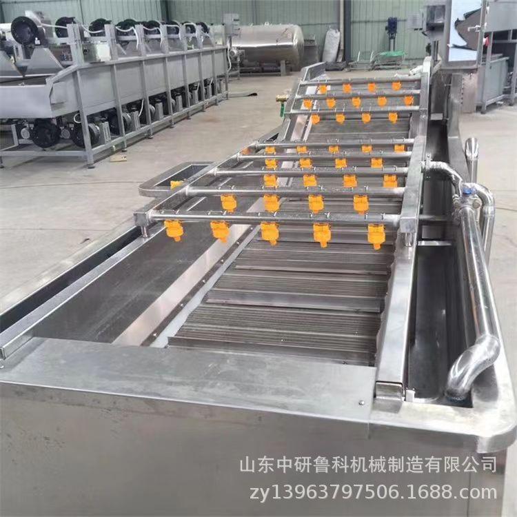 自动不锈钢泡OJS清洗菜机大型蔬清洗气机全多功能喷淋式洗菜机