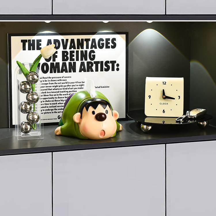 创感胖纸巾盒轻奢虎简约TTH家用客厅卧室房间意抽纸盒桌装面饰品