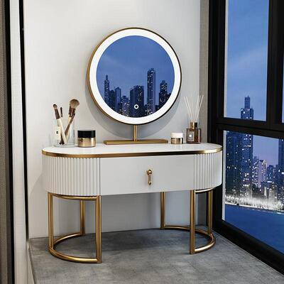 无品牌/飘窗轻梳台妆奢网迷红小户型现代简约阳台榻榻米化妆台你