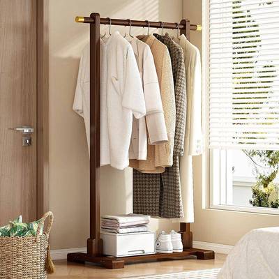 子家用衣简易PNV挂衣架卧室落地非实木挂架衣服宿舍出租屋用新款