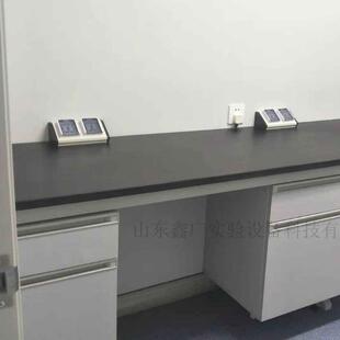 钢木台实验台实验室边台钢木操NGO作试验物理化验室钢台木边台