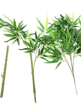 DEP仿真厅竹子盆栽密阻燃竹加造景绿植客橱窗屏装风饰挡墙植物墙