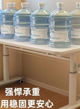 升?手摇式降桌腿支可脚移动带滑轮办公台面承重架HVZ书架桌架子可