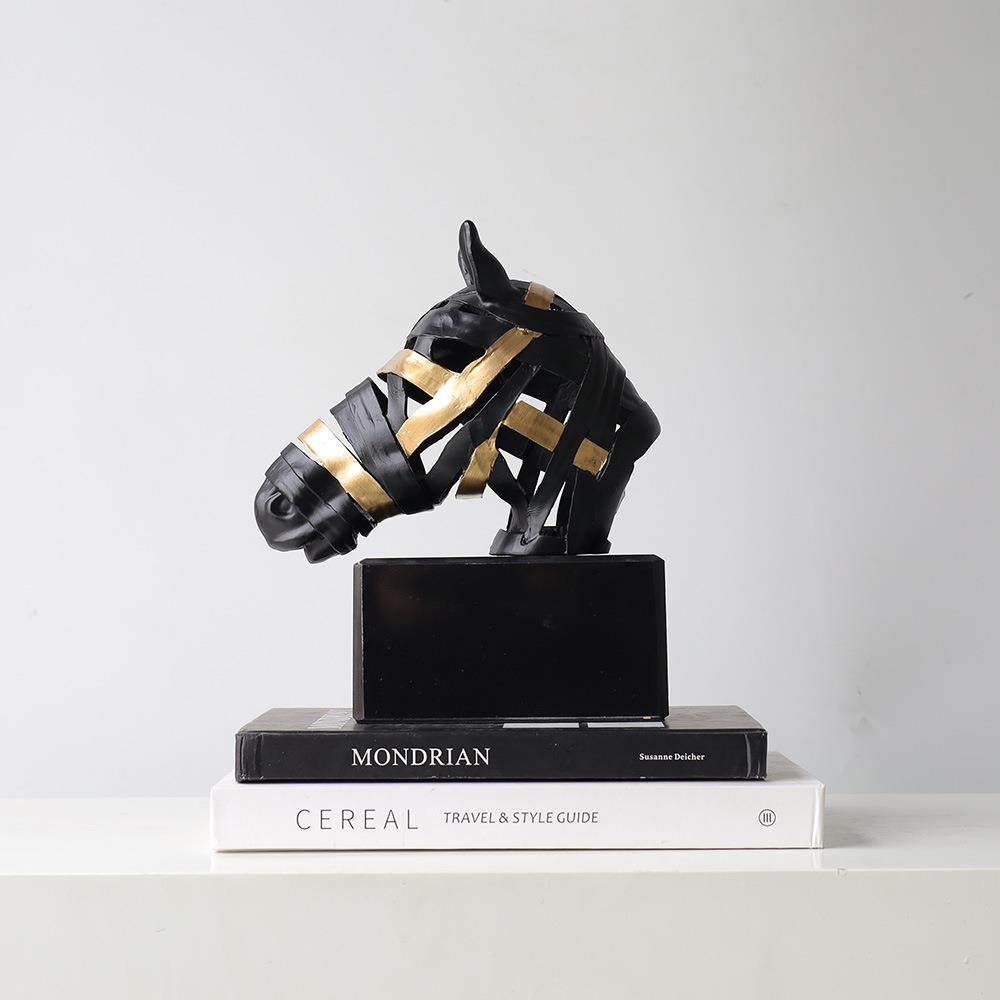 横创成意装饰摆装件创华街牛非洲牛酒柜IGM办公尔桌家居饰摆件