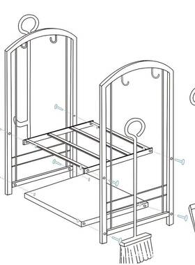 黑色壁炉柴火架、HKZ壁配室件套装、壁炉铁、木箱炉架主要用于内
