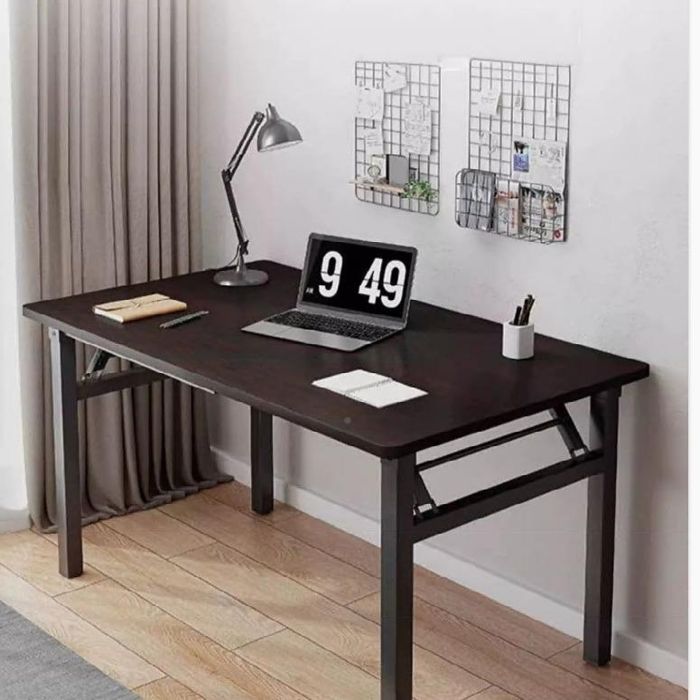 折无品牌/式叠电脑桌台小书桌家用办公卧室长方桌形桌子简易学习