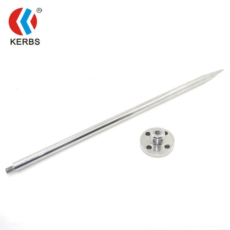 避监控接避KLF-BJ-0雷针0闪器镀锌接地针工程家用雷4一字接地棒工