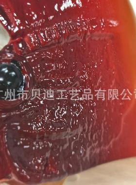 AFO精鹤顶红体头工艺品摆件骨粉树脂材料厂家直供仿1：分1鸟还原
