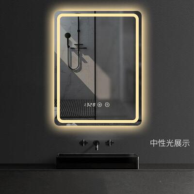 L7智能触摸屏竖款定制FYE浴室镜子子带灯防雾卫生间镜洗手镜挂子