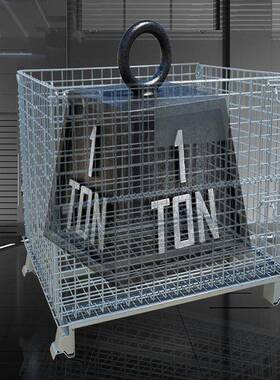 重框庆厂家仓属库金物37009网框物流料周转镀锌铁笼仓储笼折叠铁