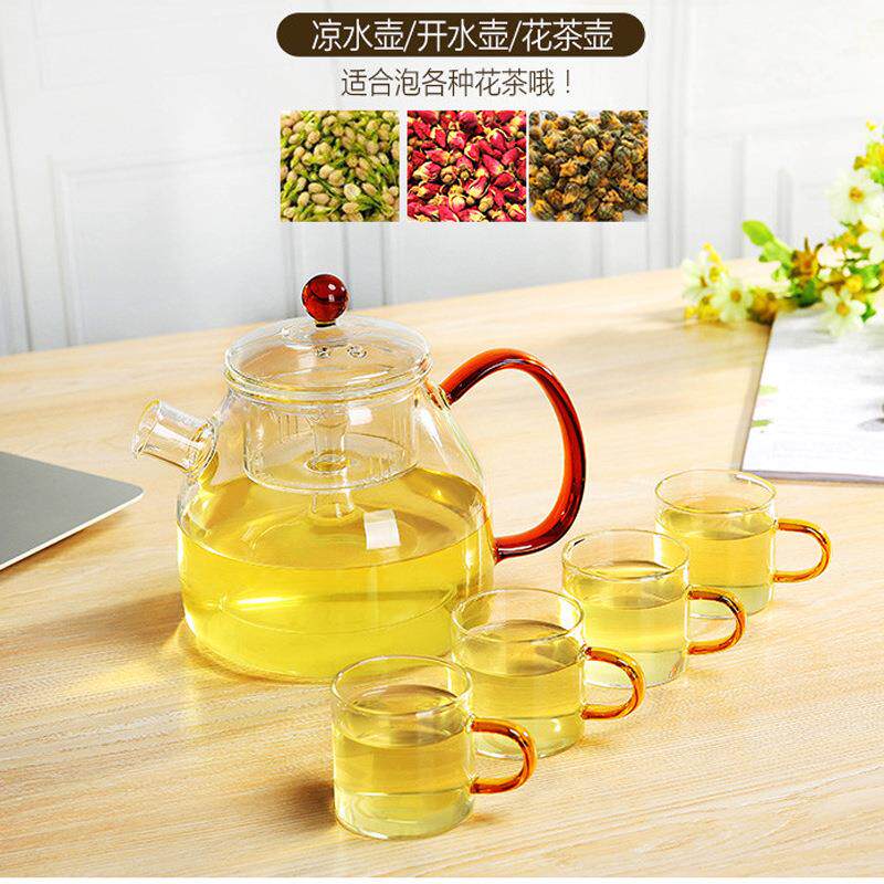 电陶炉茶炉玻璃蒸汽煮茶器黑茶煮茶壶普洱茶具套装烧水蒸茶壶家用