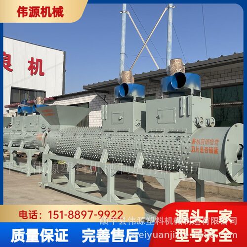 时产两吨瓶砖毛瓶扒皮机大型双风机运行稳定质优价廉合金砂方刀粒
