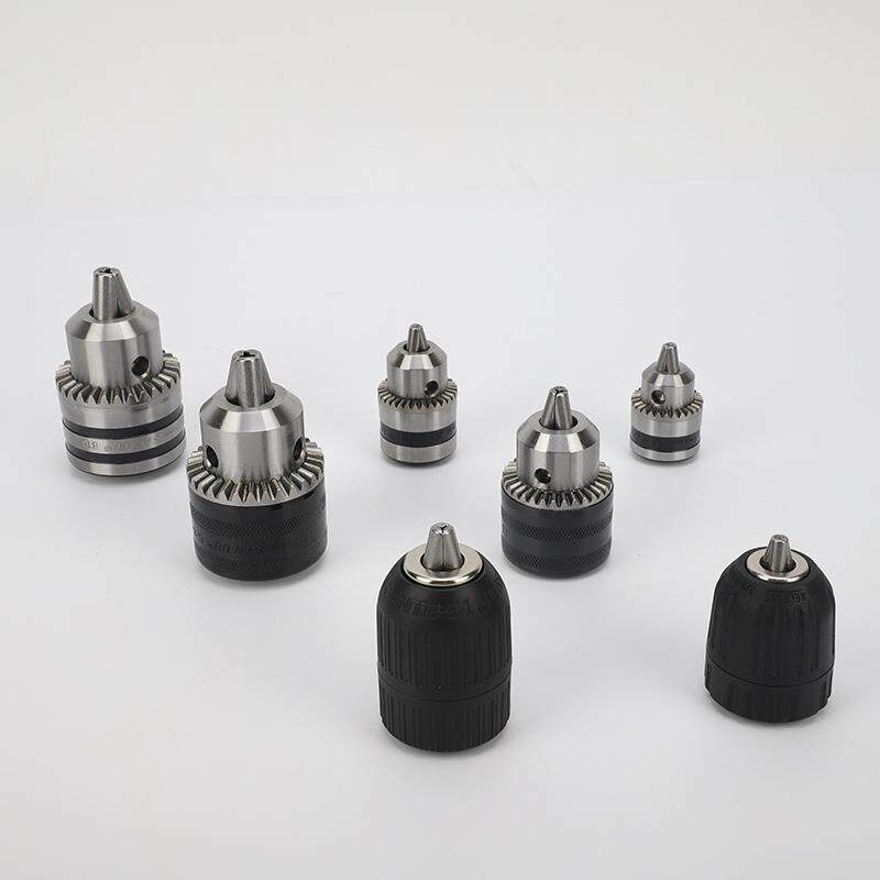 电动工具手紧式钻夹头实用快速三爪自锁手电钻充电钻夹头