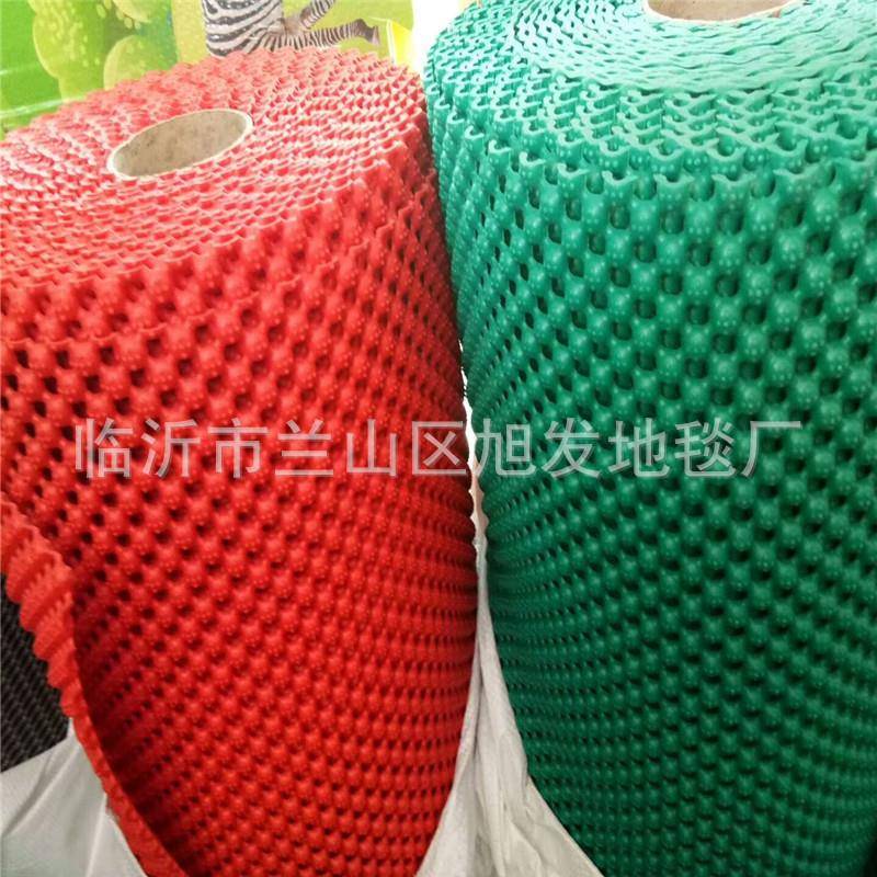 销售PVC镂空加厚防滑垫菠萝豆地垫门垫进门塑料垫子家用厨房
