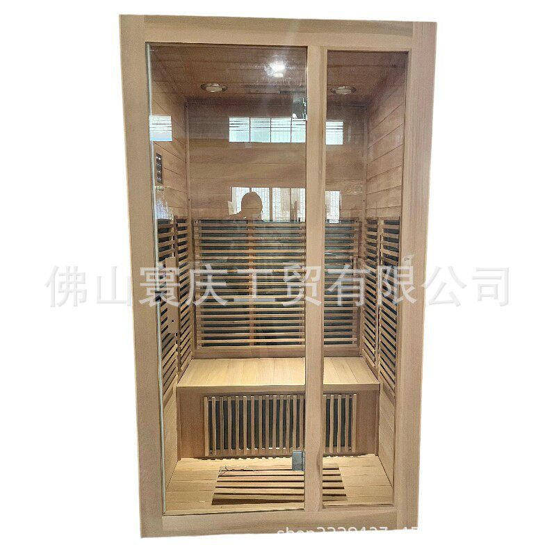 香柏木桑拿房汗蒸房纳米汗蒸箱家用户外光波理疗厂家任意尺寸智能