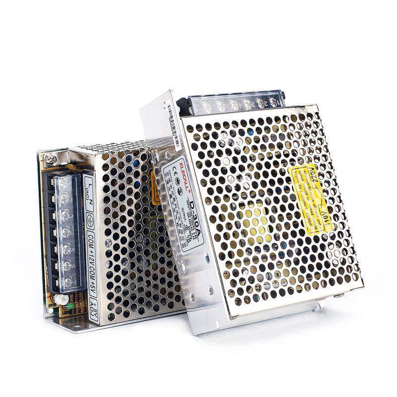伊莱科D-30A双组输出开关电源适配器变压直流稳压30W5V/4A12V/1A