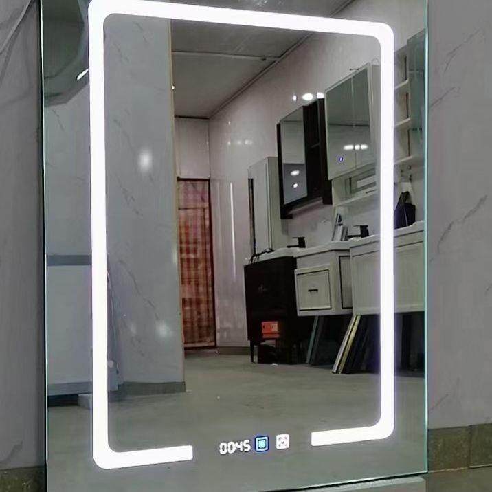 卫生间镜面智能镜柜门触摸屏开关led灯光带三色灯光家装用