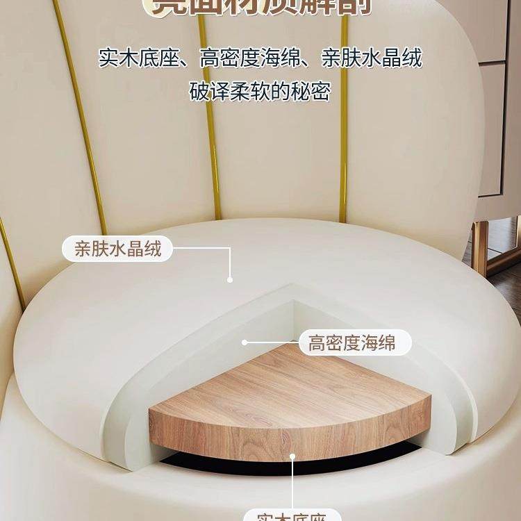 225新款化妆0凳带储物家用卧室靠背妆NTQ椅收梳妆台凳子纳梳凳化