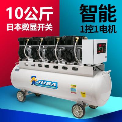 飓霸无油静音空压大型压缩气泵工业级压木工高汽机修机喷漆冲默认