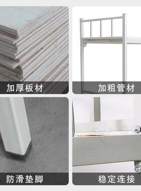 铁床校高低床钢制加厚实用金属双层宿床架上00830下床员工舍公寓