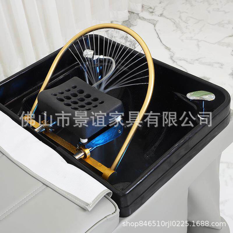 头疗洗头床养发馆温水A392熏蒸循恒环理发店用按摩采耳床泰专式洗