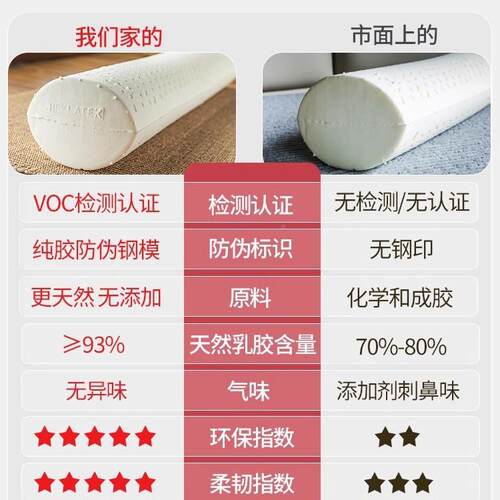 泰398国天然胶高纯度乳圆柱椭圆大抱枕床上夹腿条枕长床头靠长垫