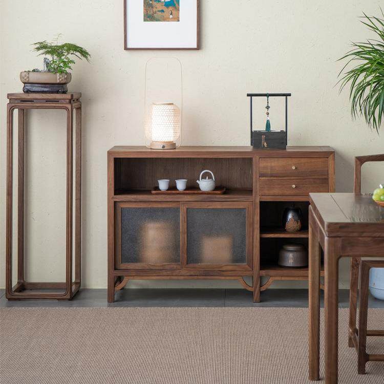 北美黑胡UIK桃木实餐纳边柜茶水储柜现代简约老榆木收木物柜展示,标准件/零部件/工业耗材,车间地垫,淘宝优惠券,粉丝福利购,淘宝优惠卷