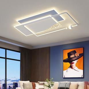 客灯空2025新款 059现代简约星厅卧组室 轻奢长方形LED吸顶灯后SYG