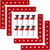 木工直角夹度具拼具板固定90直角定位尺314铝夹合金高度尺工打孔