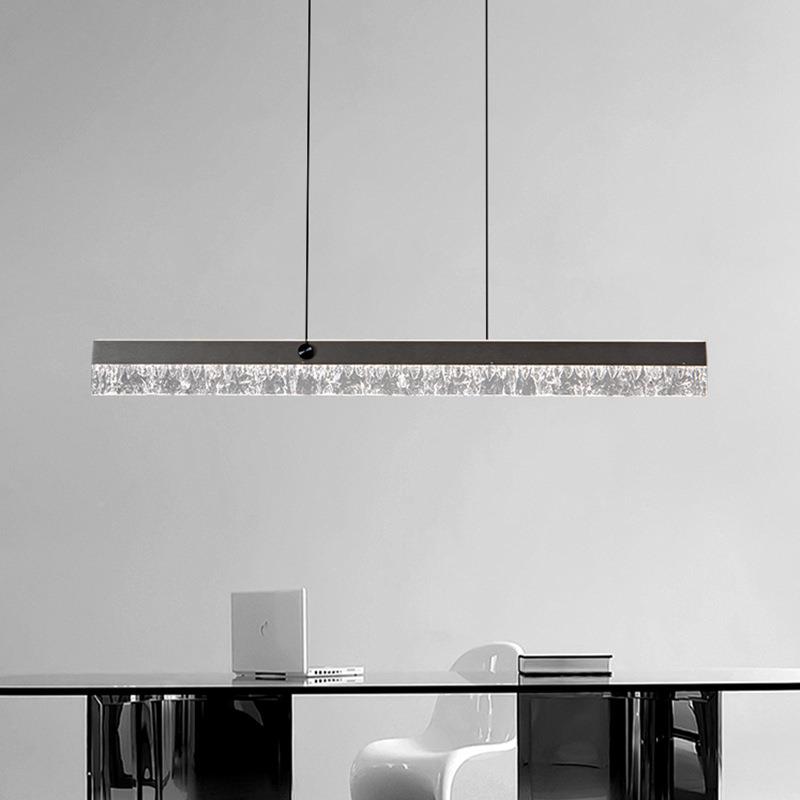 式极餐简餐厅436吊灯设计师一字长条餐吊灯现代约桌吧台岛台意灯