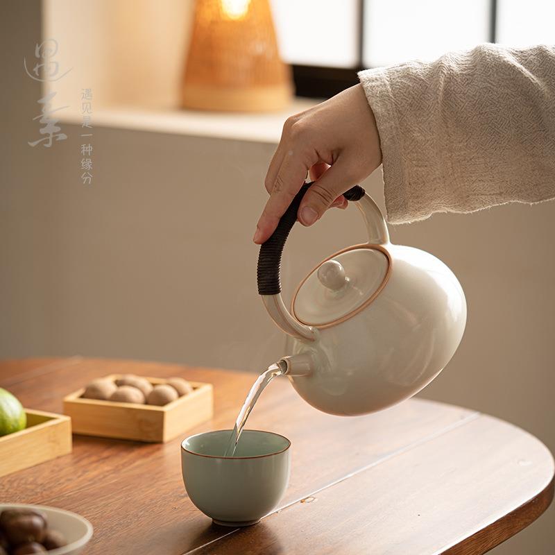 围烤炉煮具茶罐罐茶壶烤罐复古茶壶电陶炉煮茶器火炉奶煮zch-0231