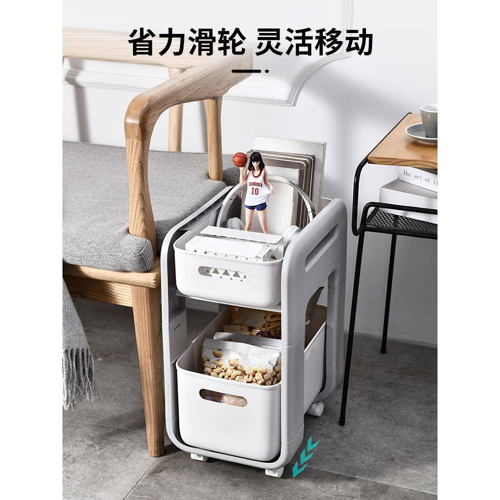 GZ6M厨房下水置物架双层收拉柜式橱收架纳盒调料槽瓶收纳筐整888