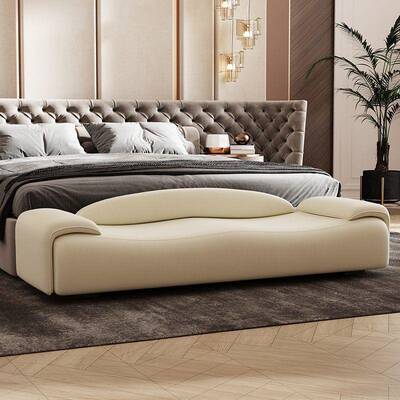 现代家用条凳极简式意长凳尾简约凳床JTX轻奢床边卧室高端沙帽发