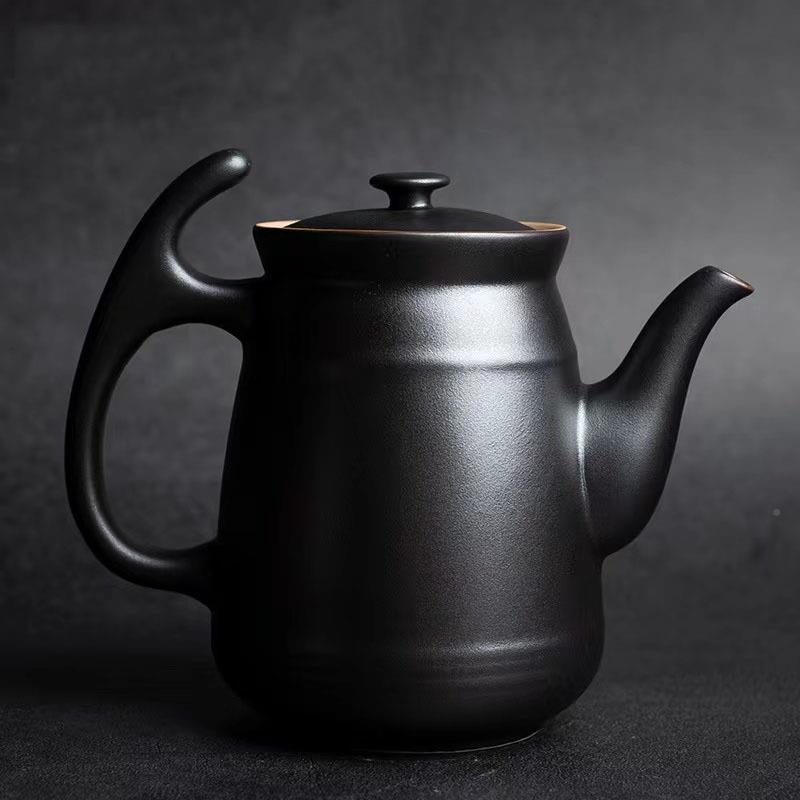 古白釉大茶壶774陶大容量单壶凉水壶家可仿加热防用烫过滤壶泡茶