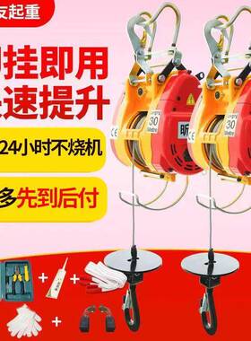 小金刚电动葫2芦0V悬挂式提微型电动葫芦吊机升机2HTL遥控卷扬机