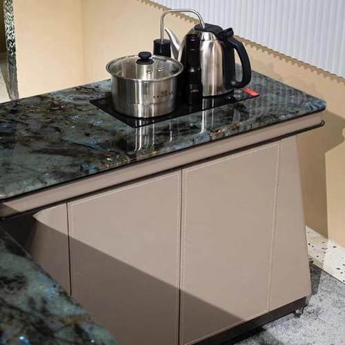 奢家岩板可移动茶电器茶盘一体小户型用台客厅阳台副柜HOH轻茶桌