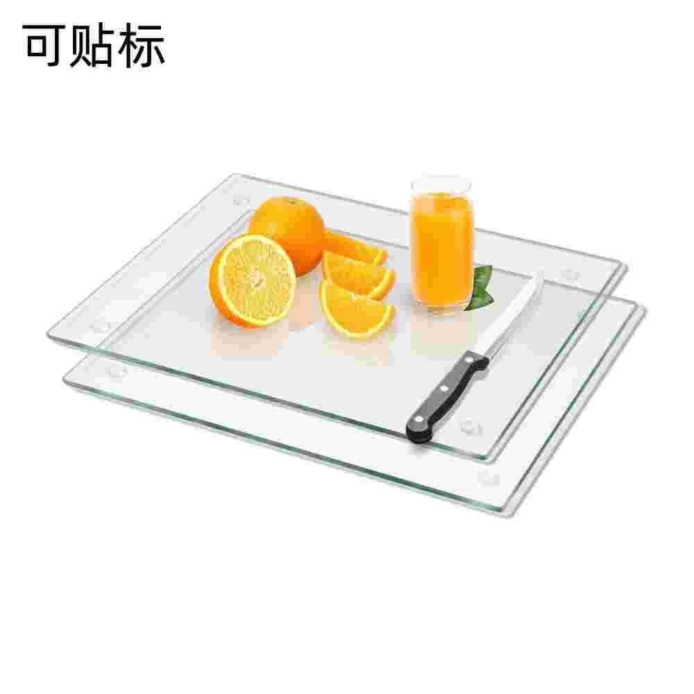 2pcs亚克力砧板带防滑垫透明亚克力菜板厨房切水果蔬菜砧板