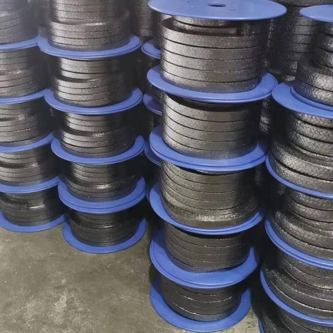 石阀墨盘根591柔性镍丝金丝充缠绕密封门耐磨耐高温石墨属填盘根