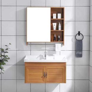 洗手台柜体法式轻奢2021新款0高38网红款北欧风小户6型c端m浴室柜