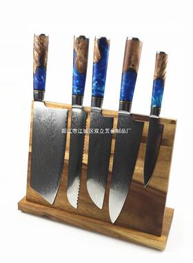 磁吸刀座刀具收纳架子家用木制思实用多用途刀房座厨性NMW相木磁