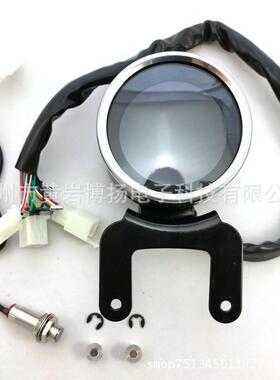 摩托车bytz仪表改装复公古太转a子里程英里切换液晶表v彩色圆表速