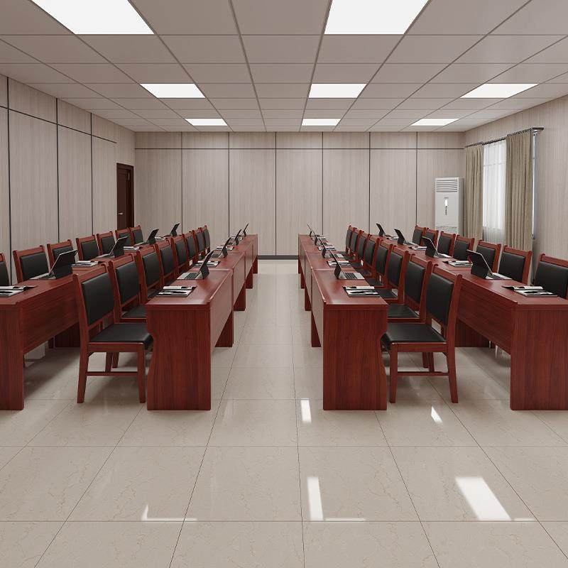 培油员漆贴木皮会议桌椅组合简约双人会议MZ-006条桌政企议室工训,商业/办公家具,会议桌,淘宝优惠券,粉丝福利购,淘宝优惠卷