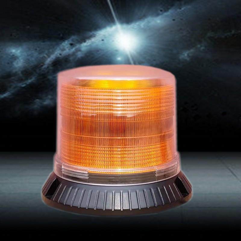 车载LED磁吸频闪警示灯校车环卫工程车用爆闪信号路障灯