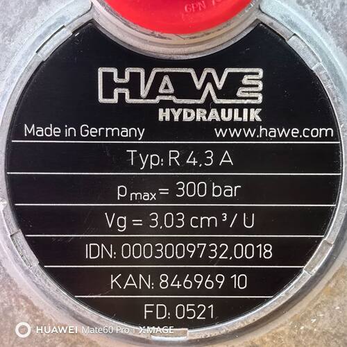R4,3A#HAWE//哈威R和RG型径向柱塞泵