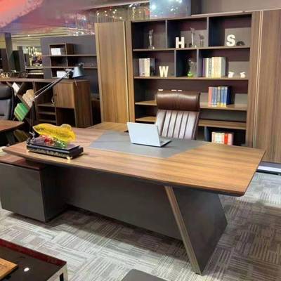 北京老板桌经理桌现代简约主管桌办公室桌椅组合办公家具