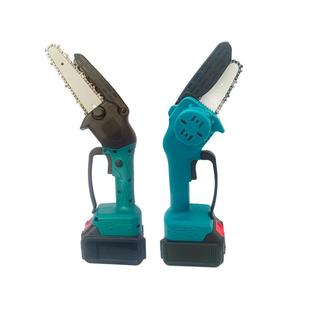 4寸6寸电锯锯木头无刷电链锯户外链锯修枝锯家用园林工具外贸