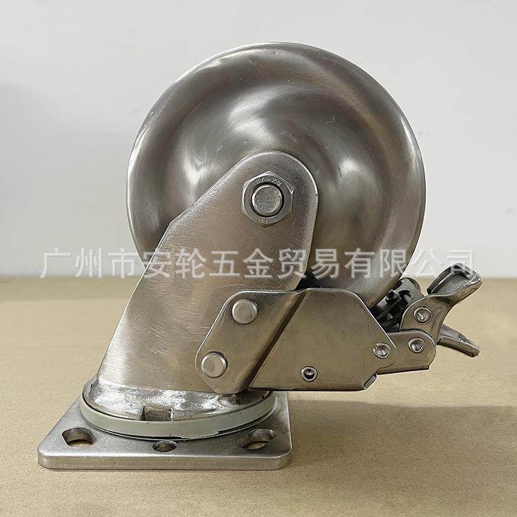 SUS-304美式重型活动带刹车125mm脚轮5寸全不锈钢万向动滑滚轮,畜牧/养殖物资,畜牧/养殖器械,淘宝优惠券,粉丝福利购,淘宝优惠卷